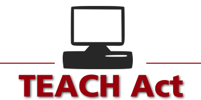 TEACH Act banner 教书横幅