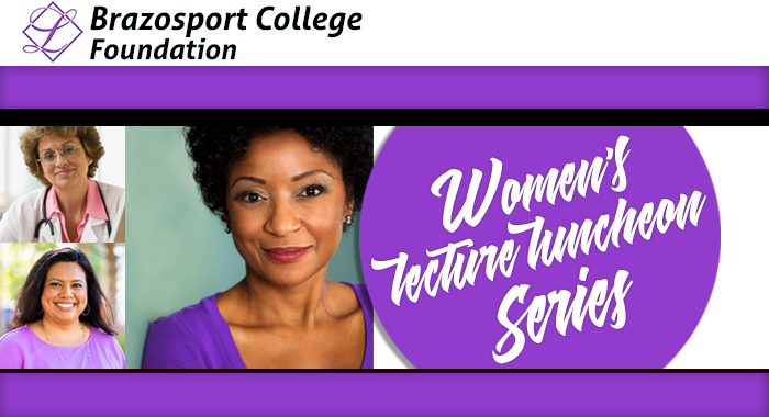 BrazoSport College基金会，女性讲座午餐系列