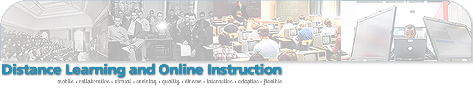 DIstance Learning and Online Education Header image 远程学习和在线教育标题图像