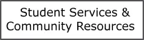 Student Services & Community Resources Student Services & Community Resources