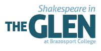 在Brazosport College标志的Glen莎士比亚