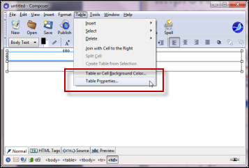 访问表属性的图像