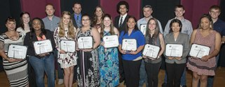 BrazoSport College荣誉2017年杰出学生戏弄