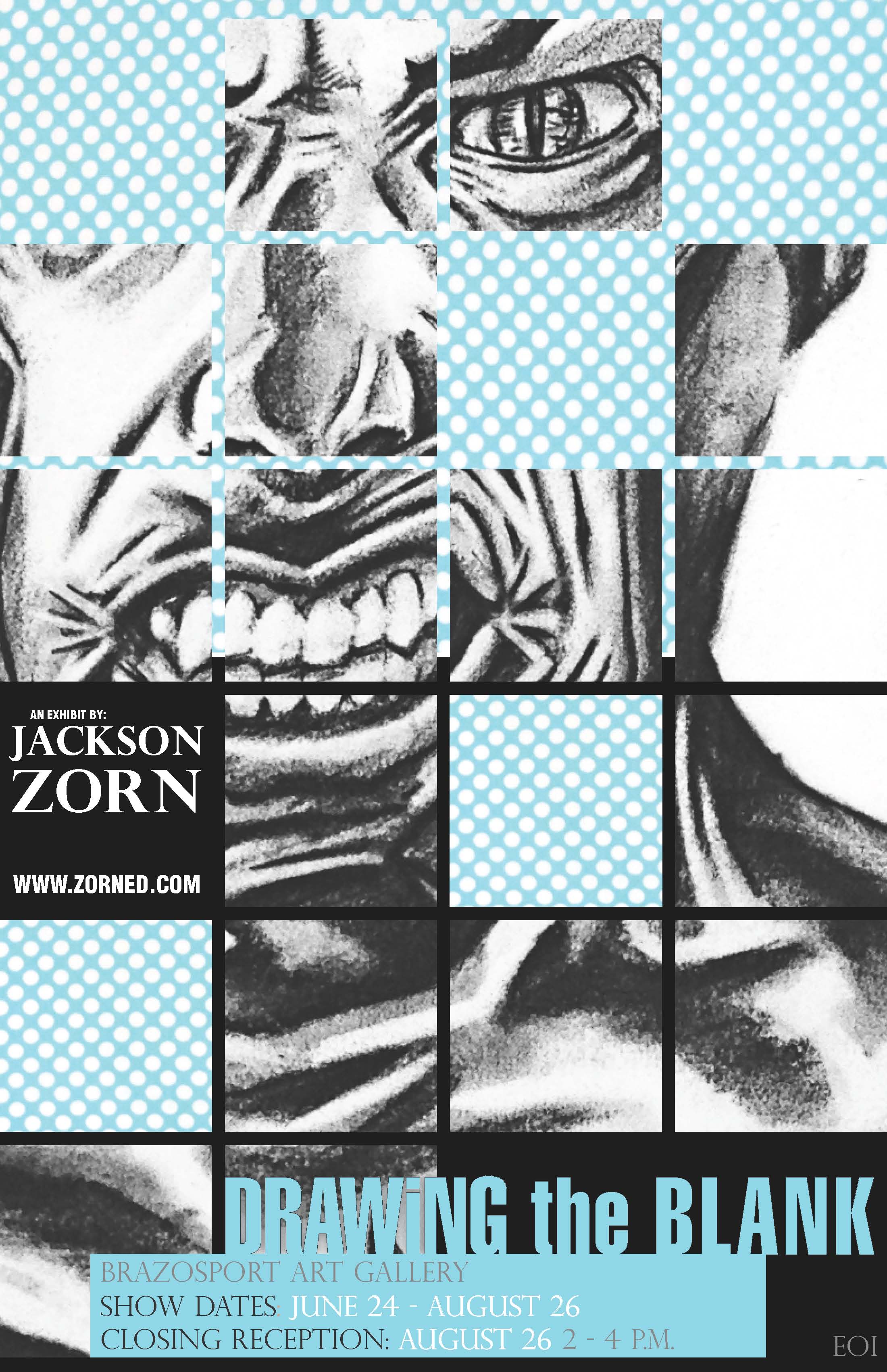 在空白中绘画，杰克逊·佐恩艺术展览