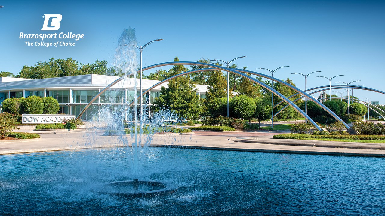 Brazosport学院道琼斯学术中心放大背景