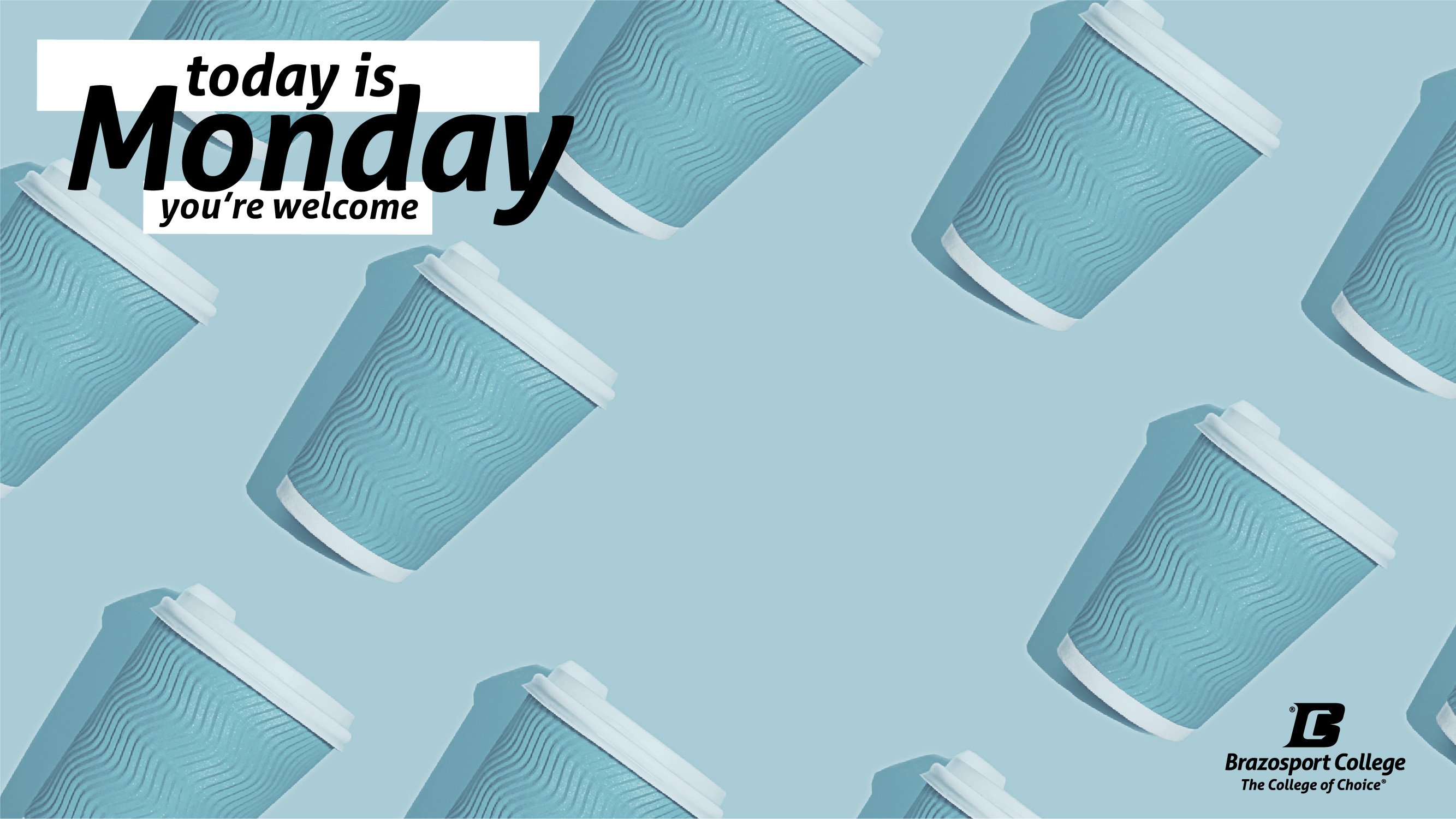 Brazosport学院周一放大背景