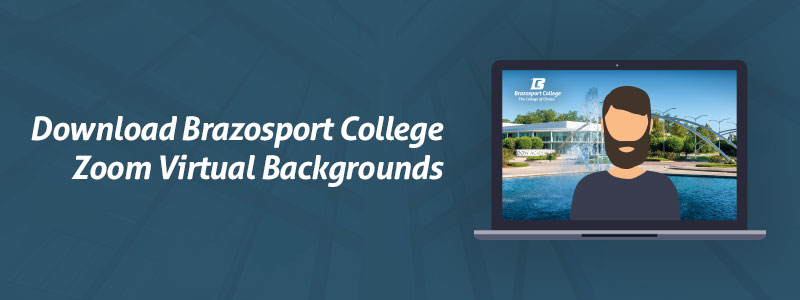 下载Brazosport学院放大虚拟背景