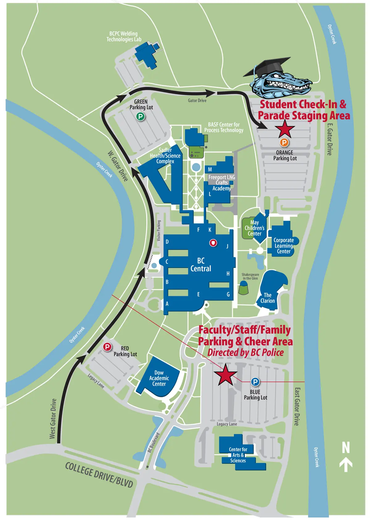 Car Parade Map 汽车游行地图