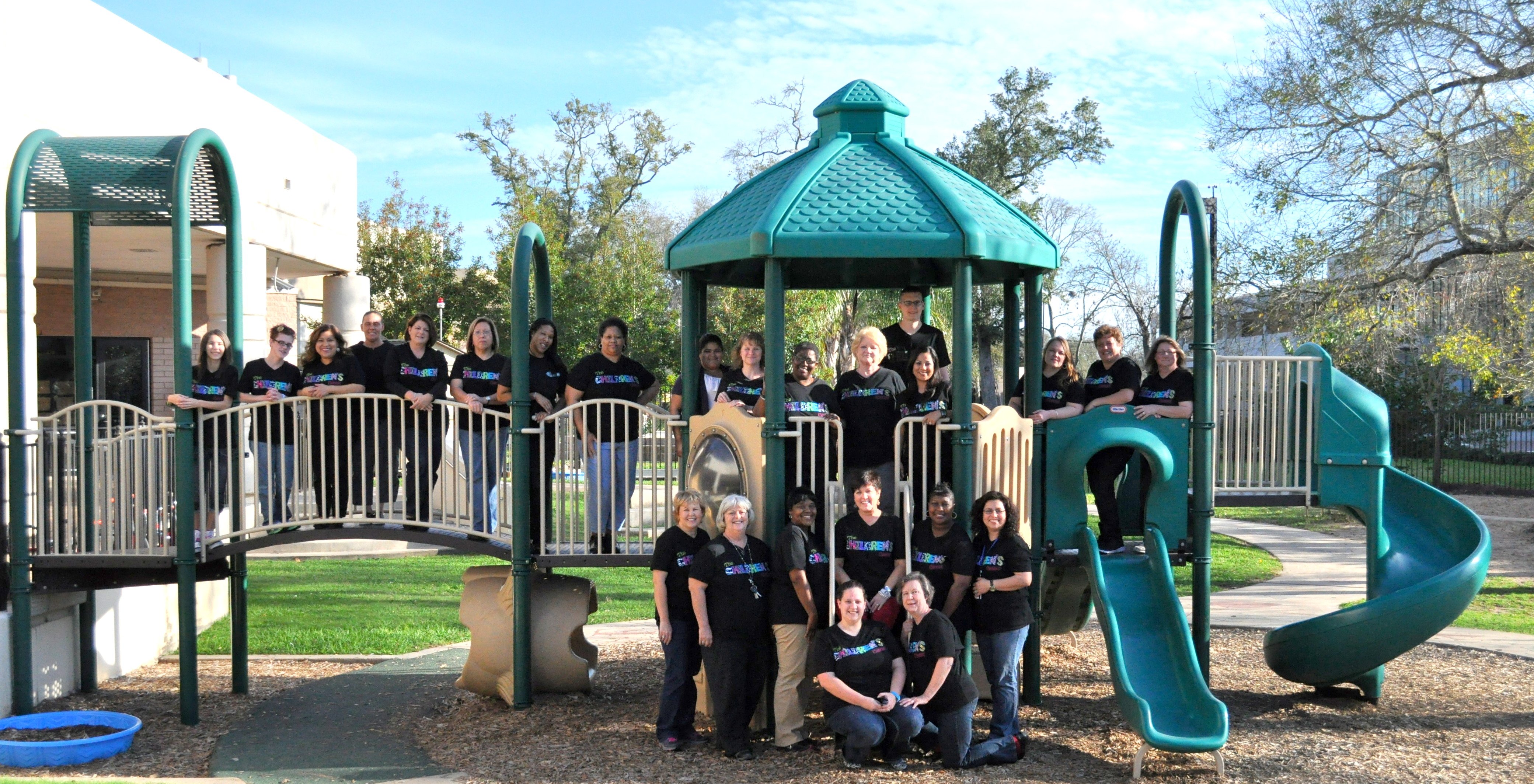 Group picture in playground