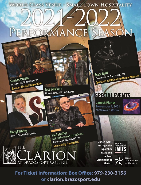 21-22 Season Flyer 21 - 22性能的季节