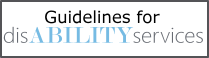 残疾服务指引