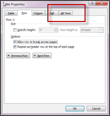 图像显示如何在Word中选择重复作为标题