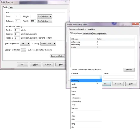 图像显示如何通过高级编辑访问摘要属性